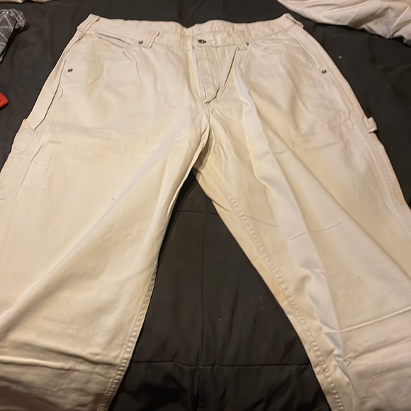 Lee carpenter jeans. 38x32 cream color - Picture 2 of 8